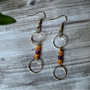 Elegant and dainty handmade earrings